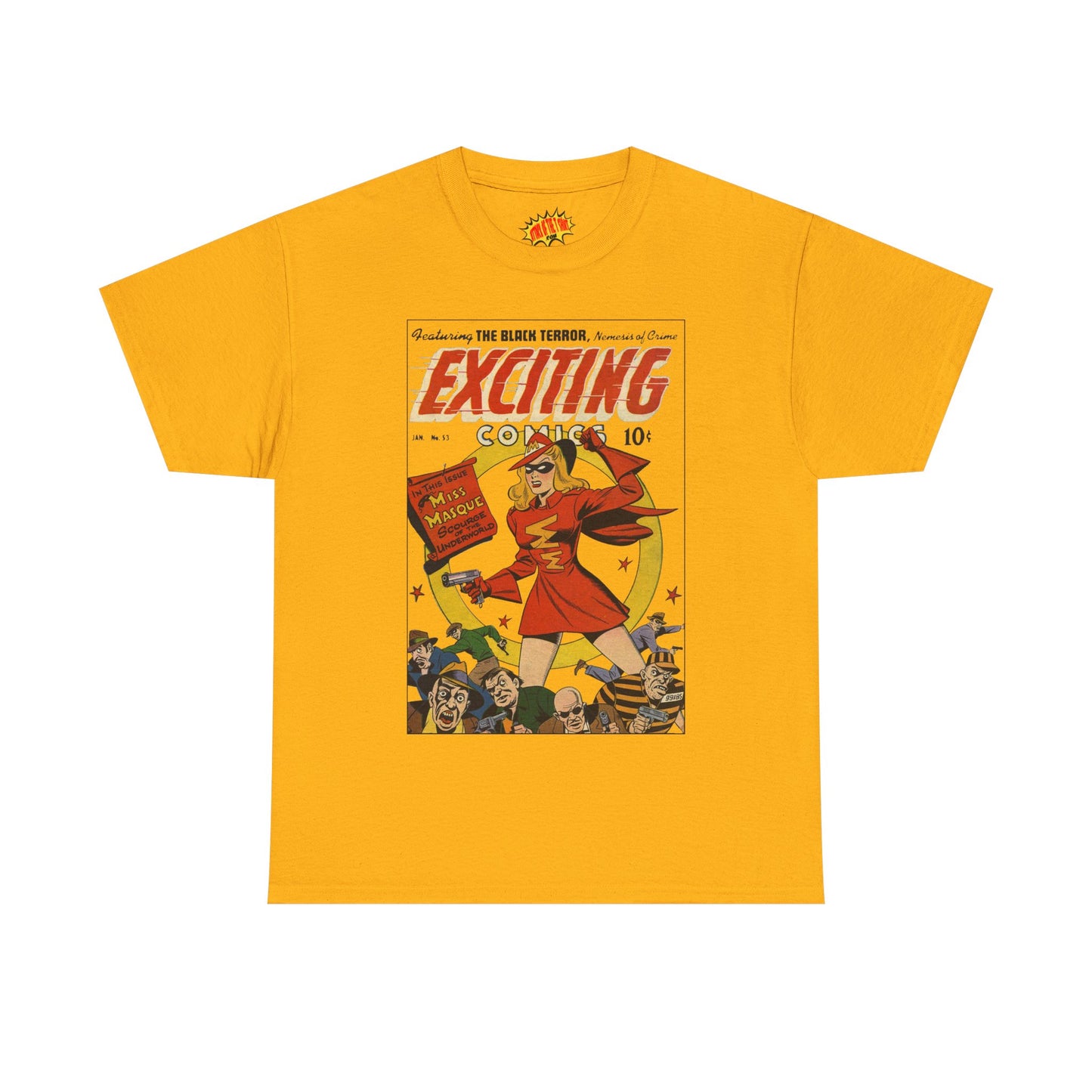 Exciting Comics #53 - Heavy Cotton Tee *Many Sizes and Colors Available*