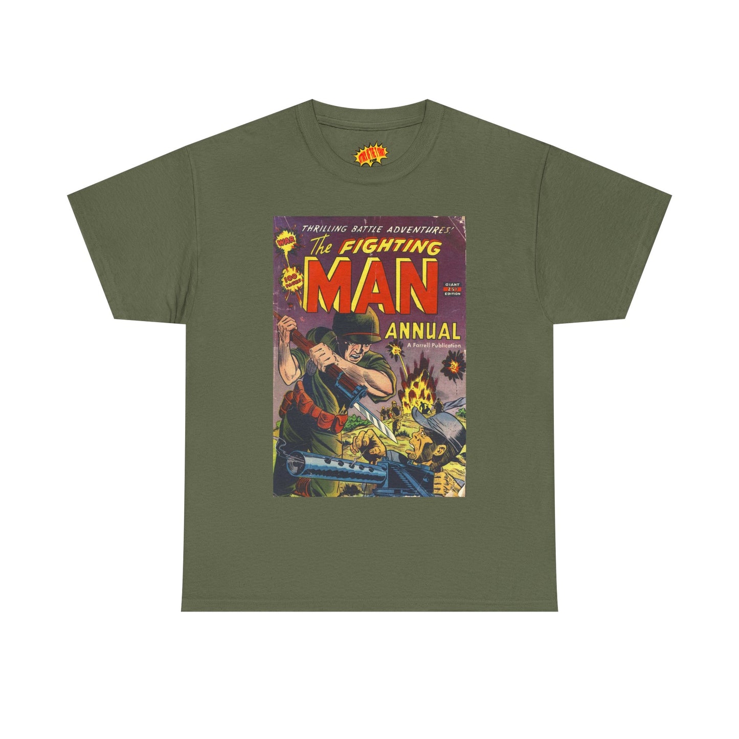 The Fighting Man Annual Comic Tee Shirt *Multiple Colors*