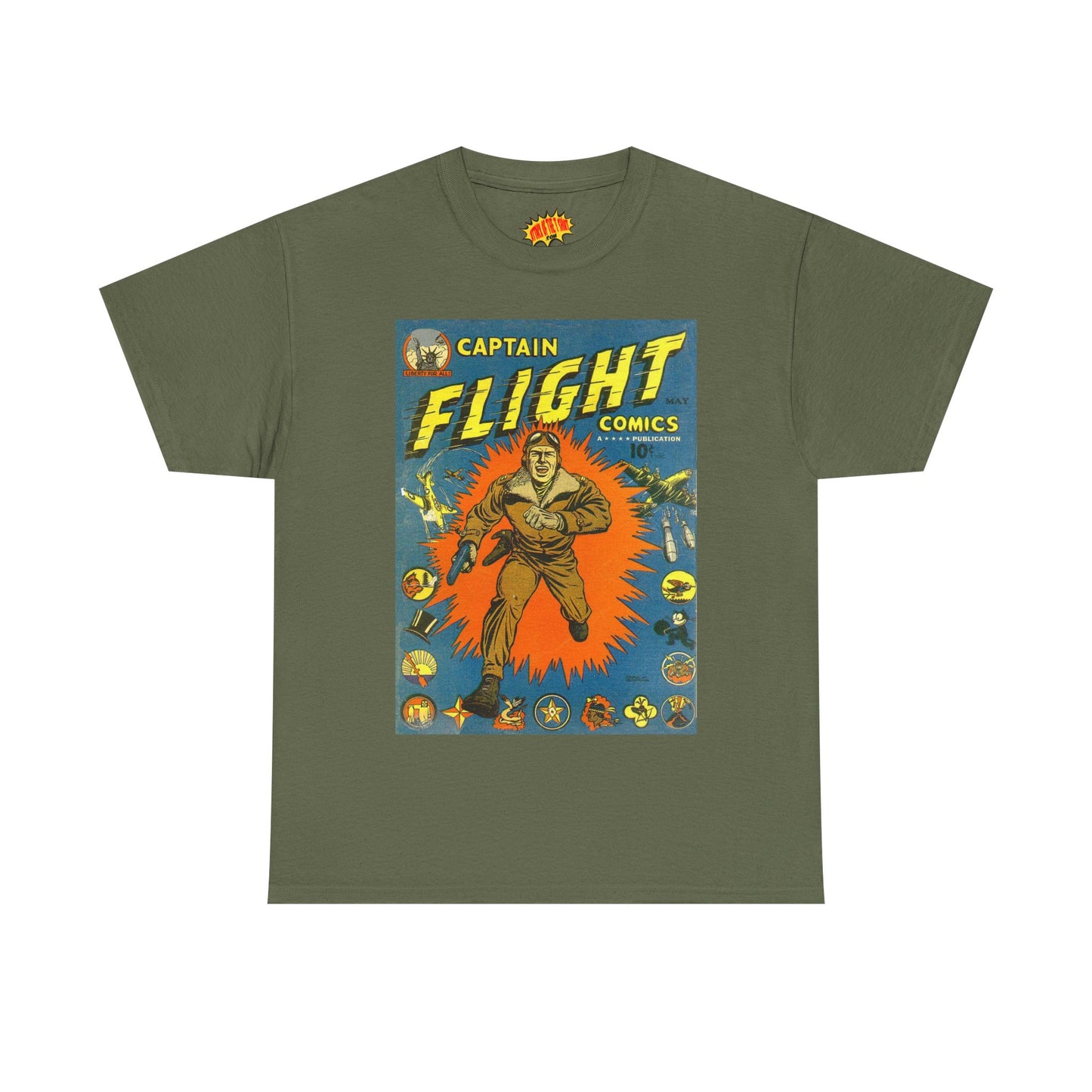 Captain Flight May Comic Tee Shirt *Multiple Colors*