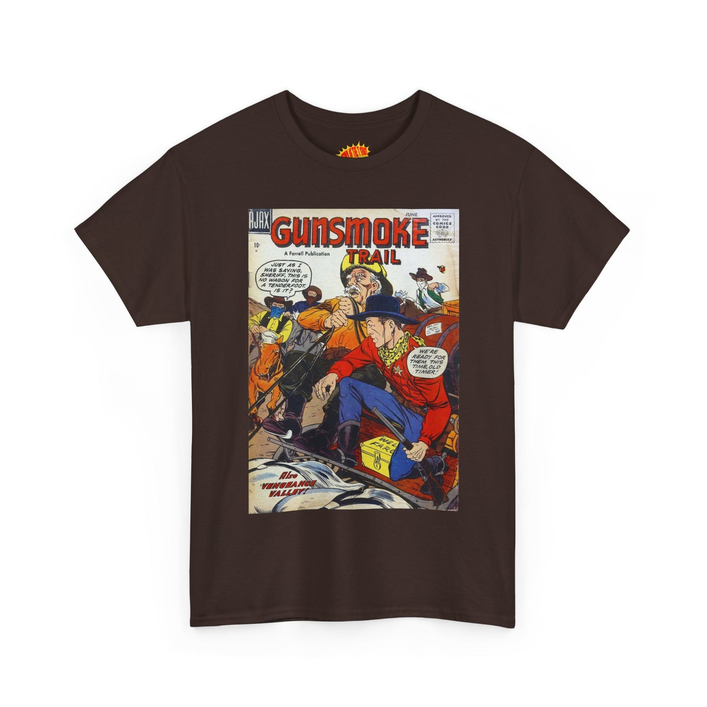 Gunsmoke Trail June Comic Tee Shirt *Multiple Colors*