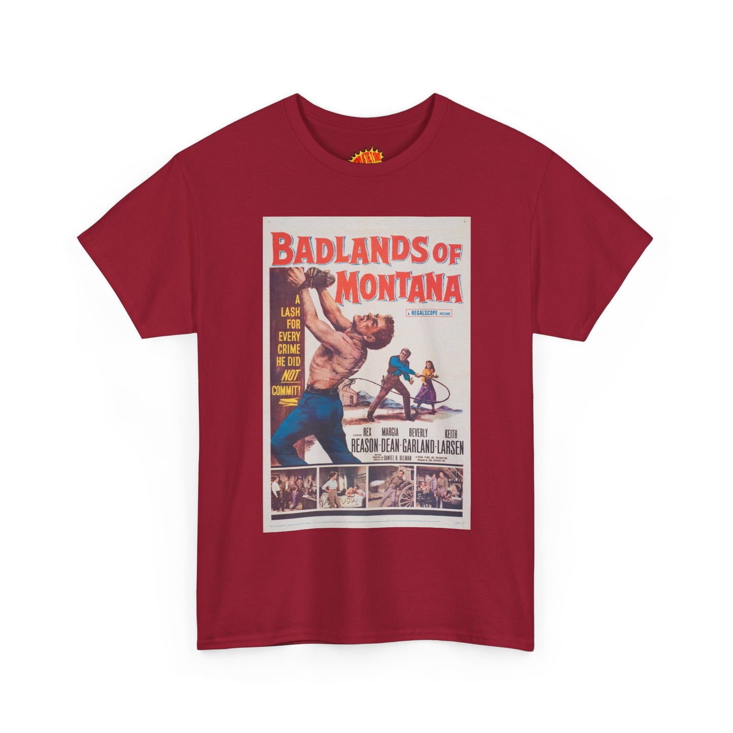 Badlands of Montana Movie Poster T-Shirt *Multiple Colors*