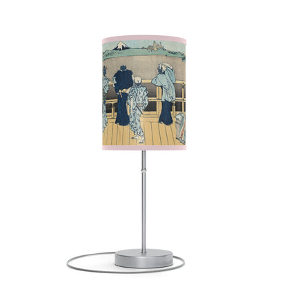 The Sazai Hall by Hokusai Japanese Lamp