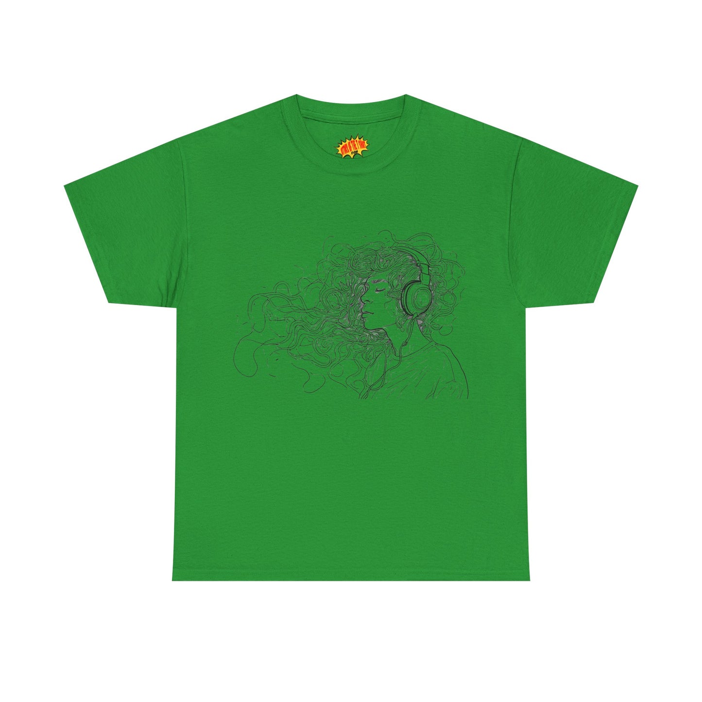 Line Drawing Portrait Graphic Musical Art Tee Shirt *Multiple Colors*