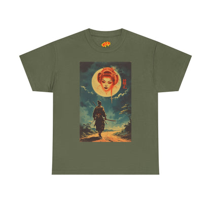Walking Samurai w/Blood Moon Woman T-Shirt