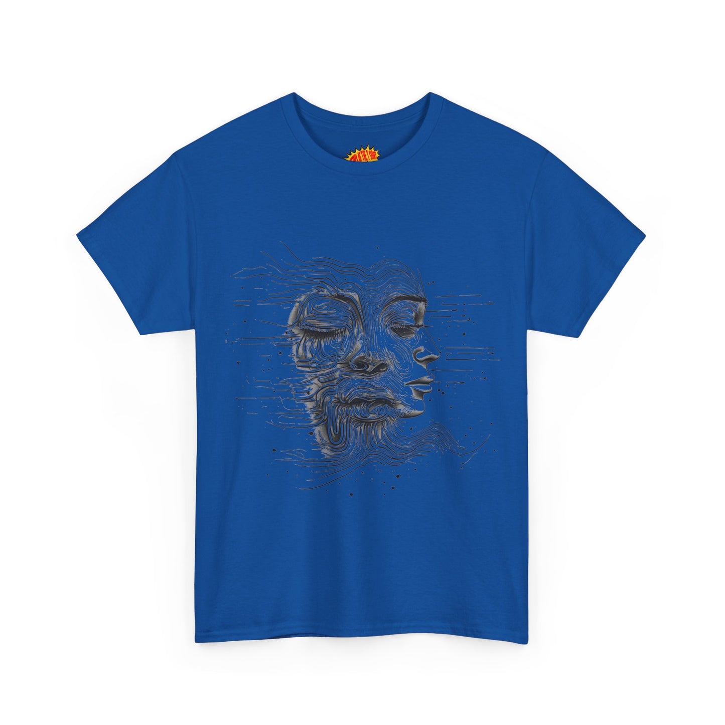 Line Drawing Graphic Art Faces Tee Shirt *Multiple Colors*