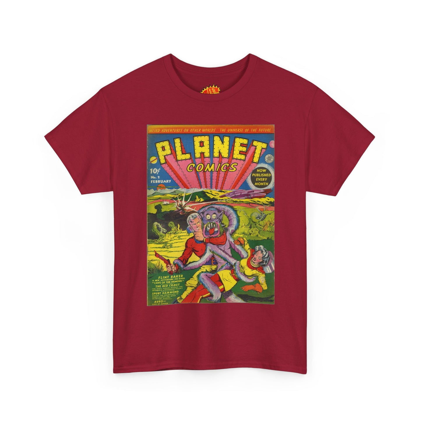 Planet Comics #2 - Heavy Cotton Tee *Dark Colors*