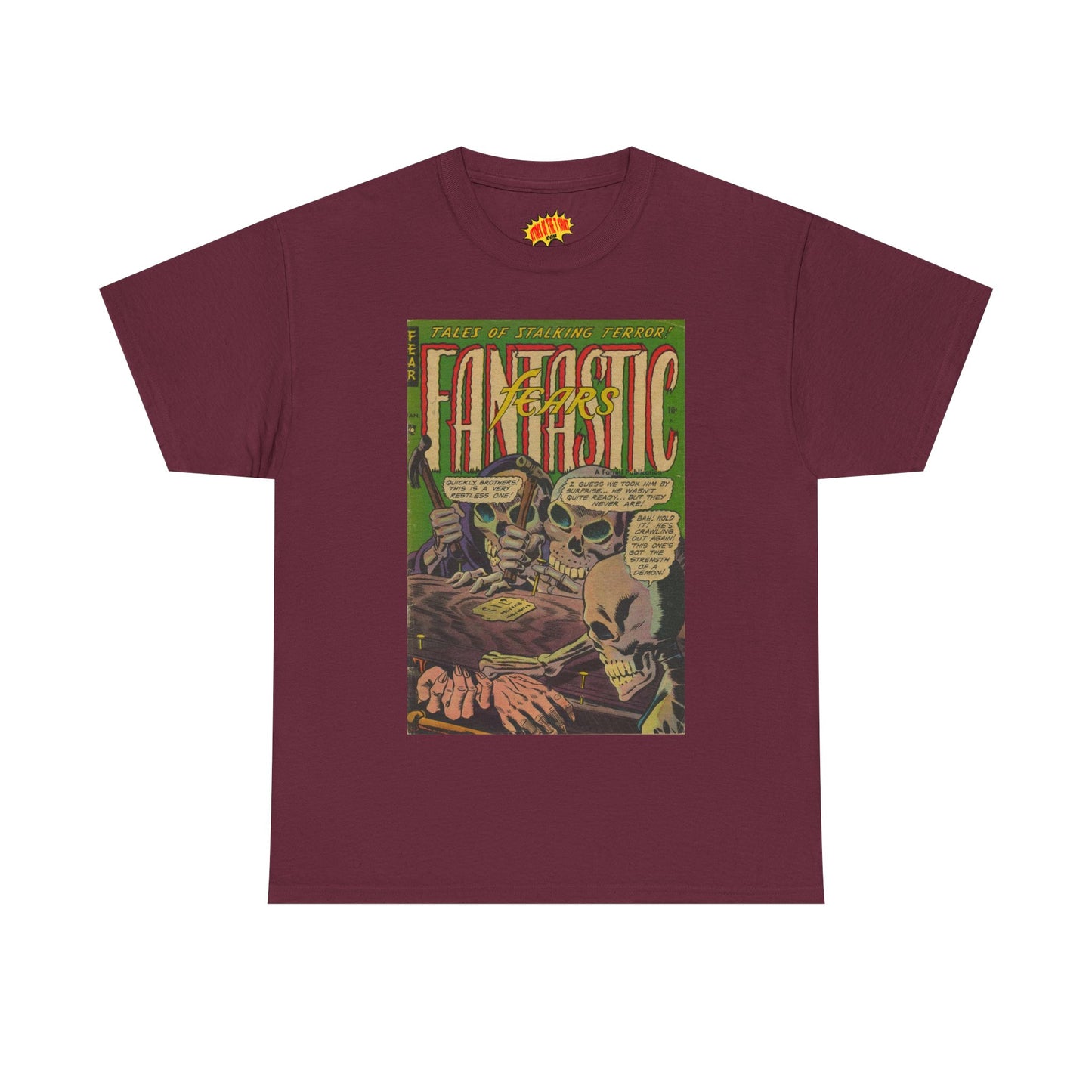 Fantastic Fears January Comic Tee Shirt *Multiple Colors*