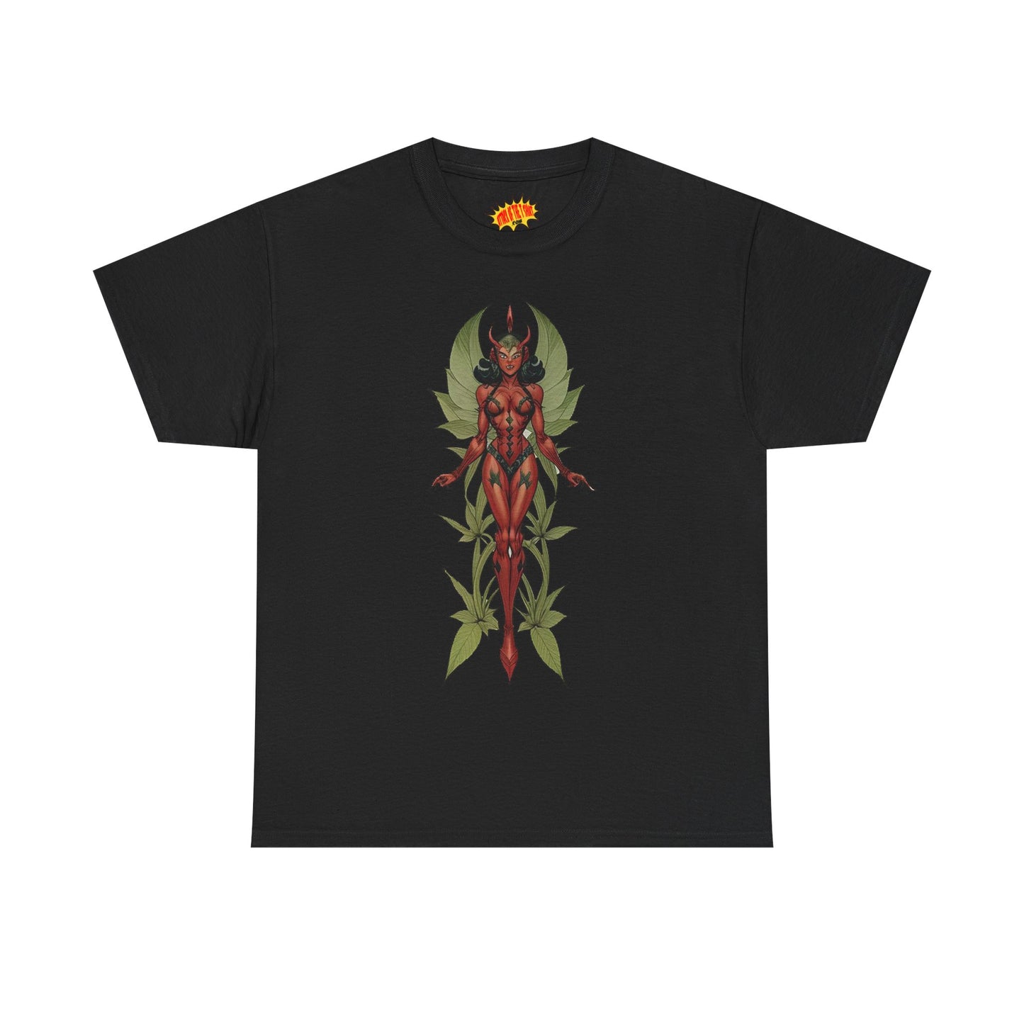 Flower Succubus Woman Fantasy Nature T-Shirt *Multiple Colors*