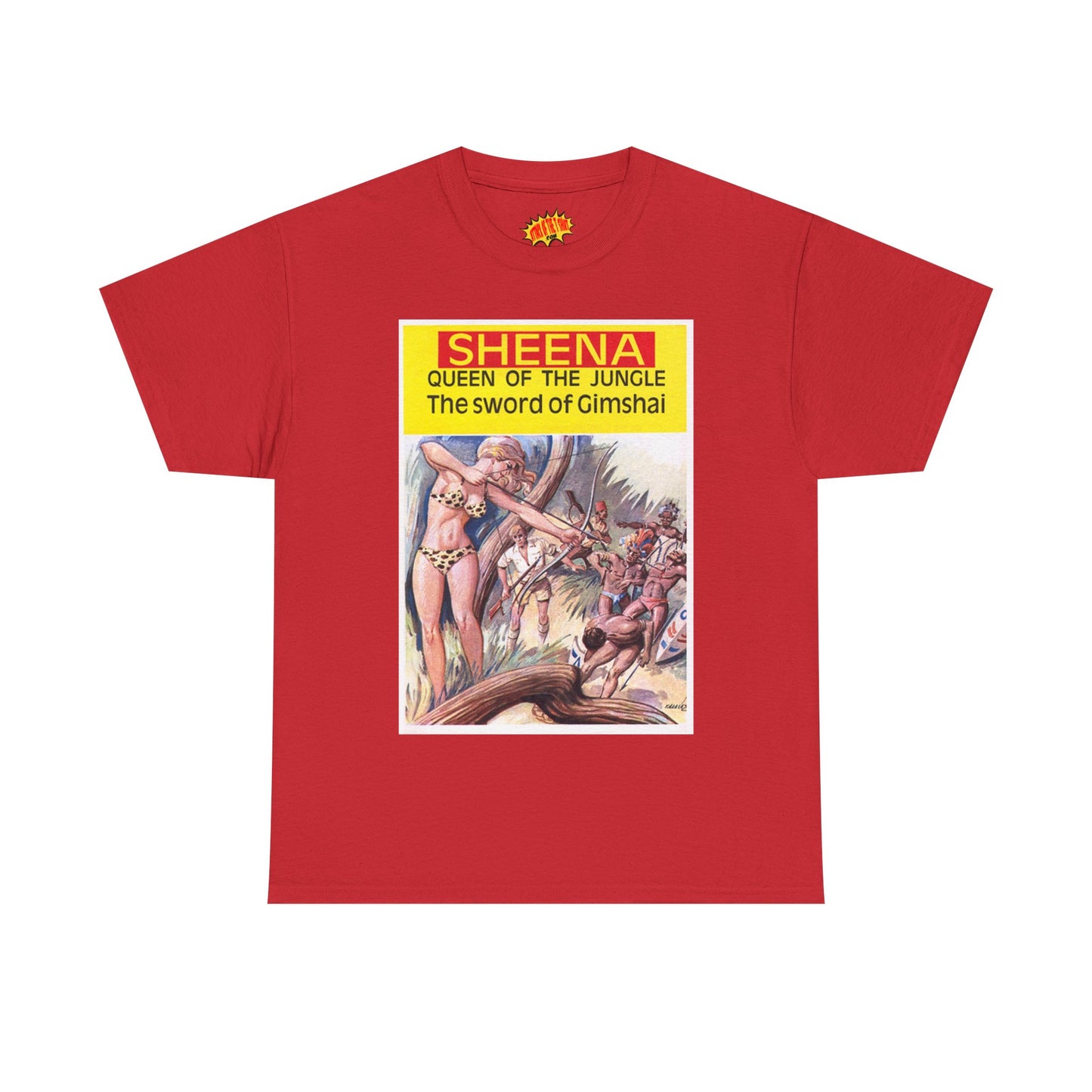 Sheena Queen of the Jungle Comic Tee Shirt *Multiple Colors*