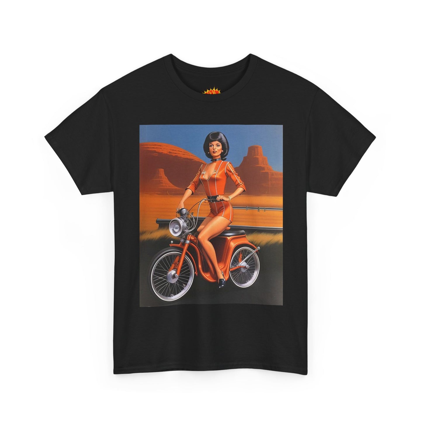 Retro Scooter Lady T-Shirt *Multiple Colors*