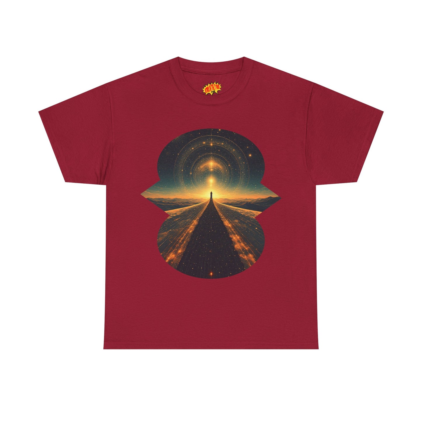 Cosmic Path Space Graphic Art Tee Shirt *Multiple Colors*