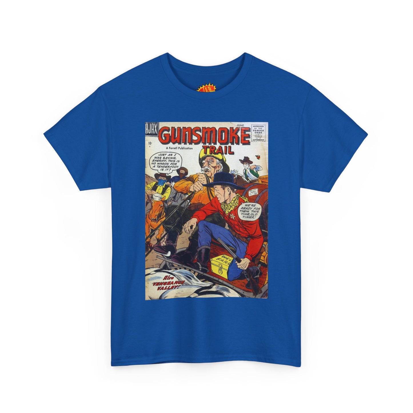 Gunsmoke Trail June Comic Tee Shirt *Multiple Colors*