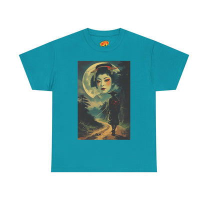 Night Traveller w/Full Moon Geisha T-Shirt