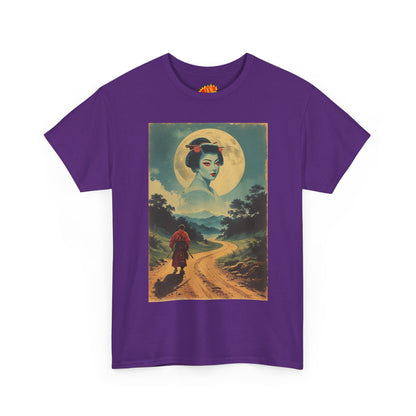 Walking Samurai w/Cloud Moon Woman T-Shirt
