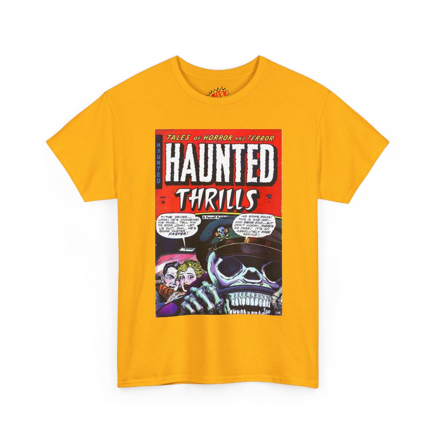 Haunted Thrills January Comic Tee Shirt *Multiple Colors*