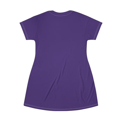 Exciting Comics #53 feat. Miss Masque T-Shirt Dress Purple
