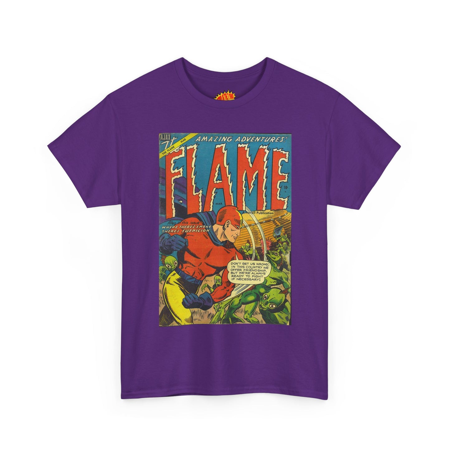 The Flame March Comic Tee Shirt *Multiple Colors*