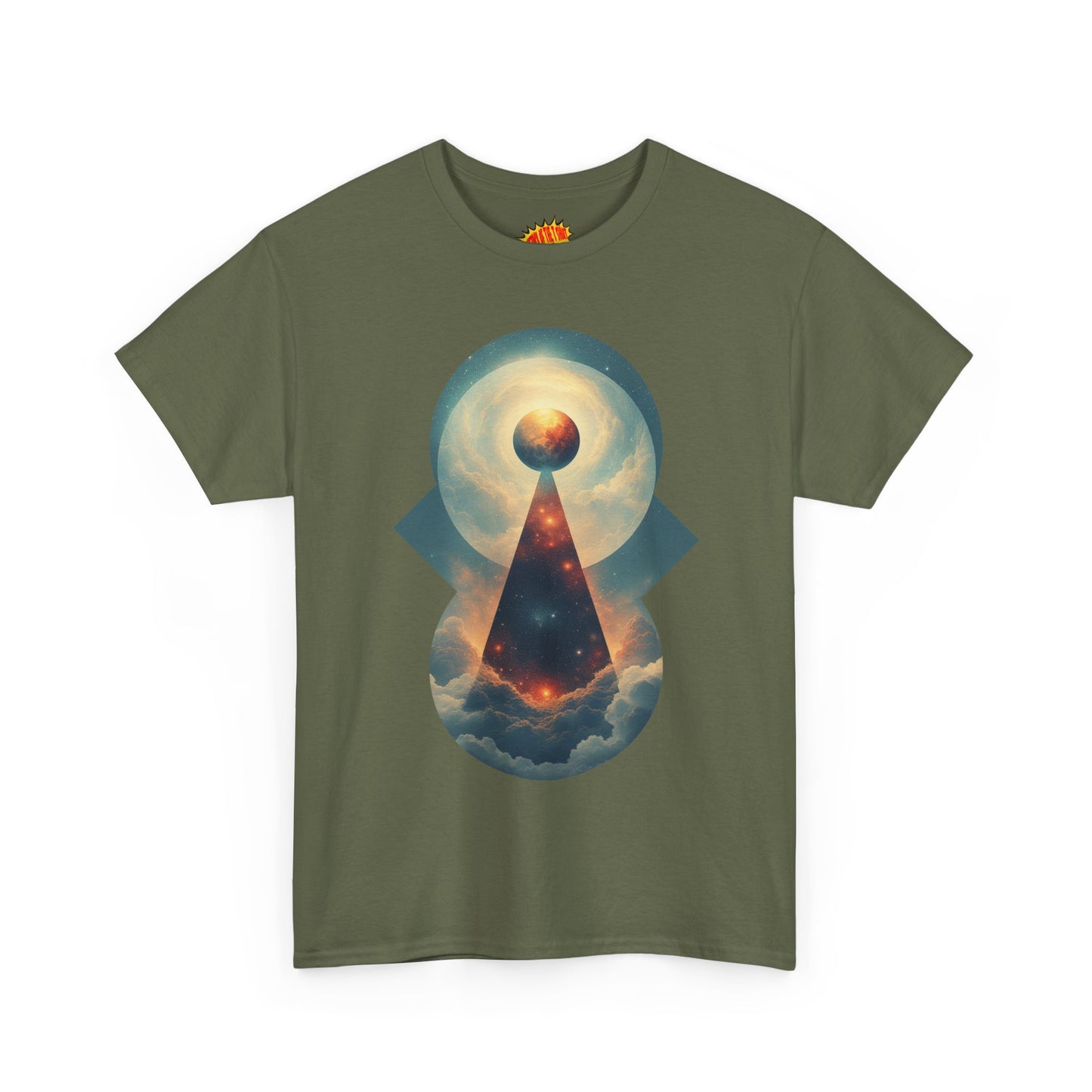 Geometric Galaxy Graphic Space Art Tee Shirt *Multiple Colors*