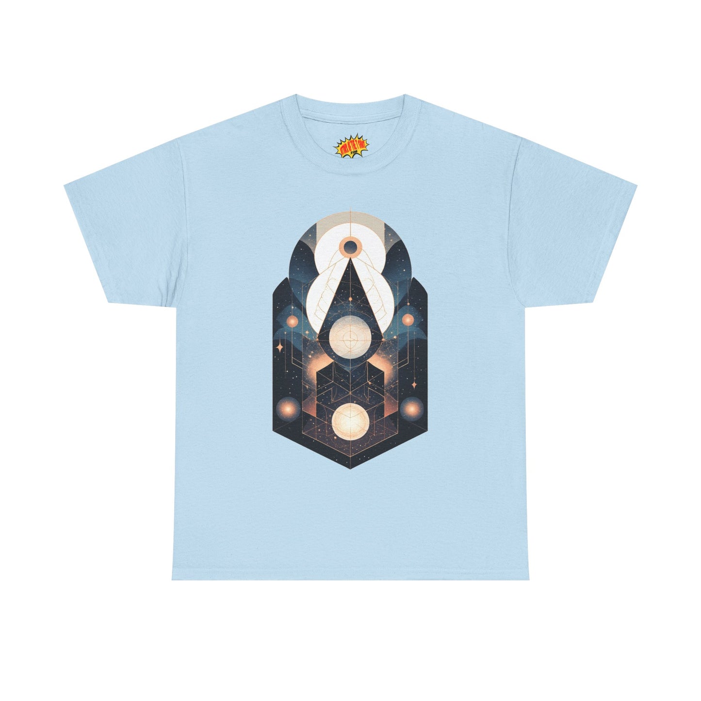 Geometric Space Art Pattern Graphic Tee Shirt *Multiple Colors*