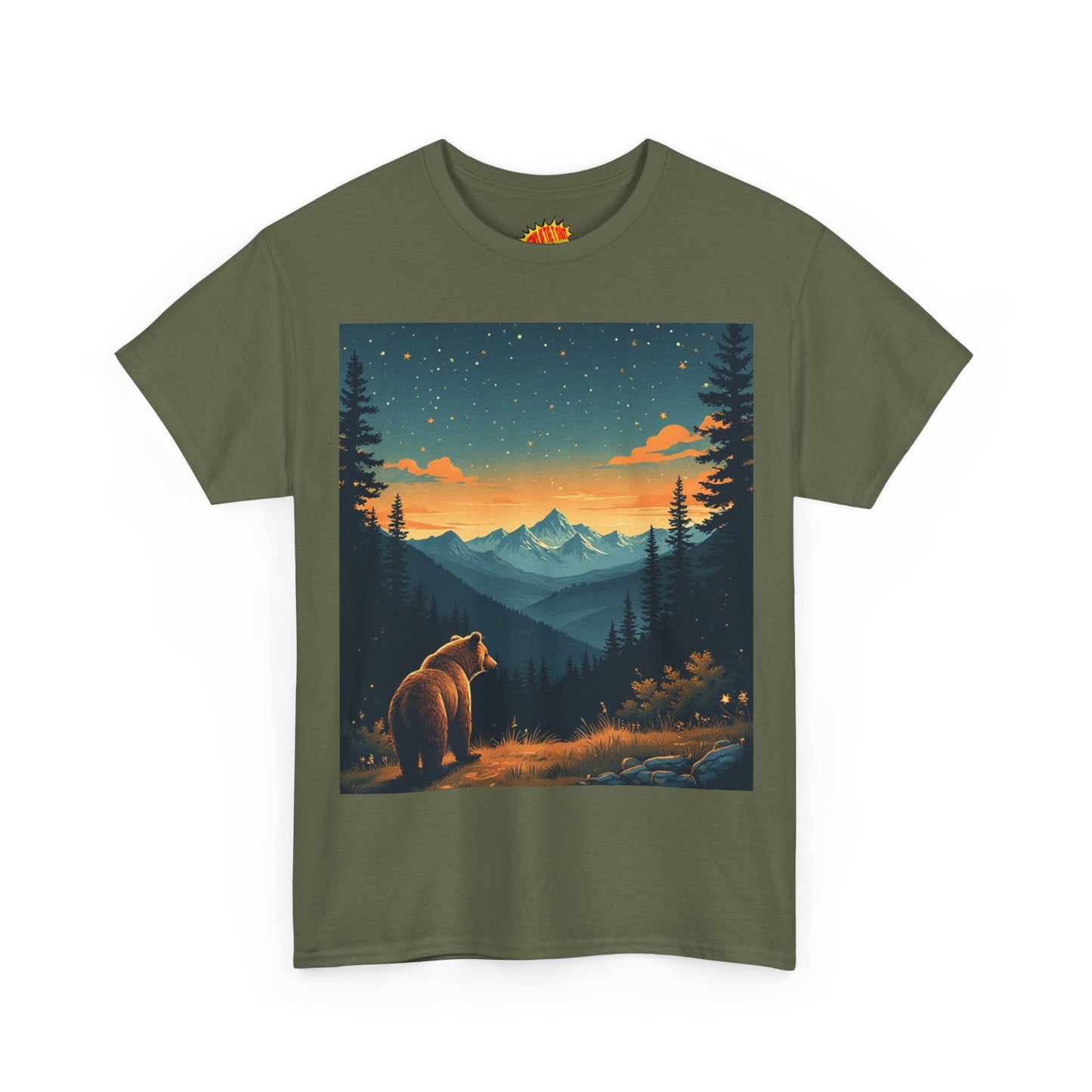 Mountain Bear Sunrise Scene T-Shirt *Multiple Colors*