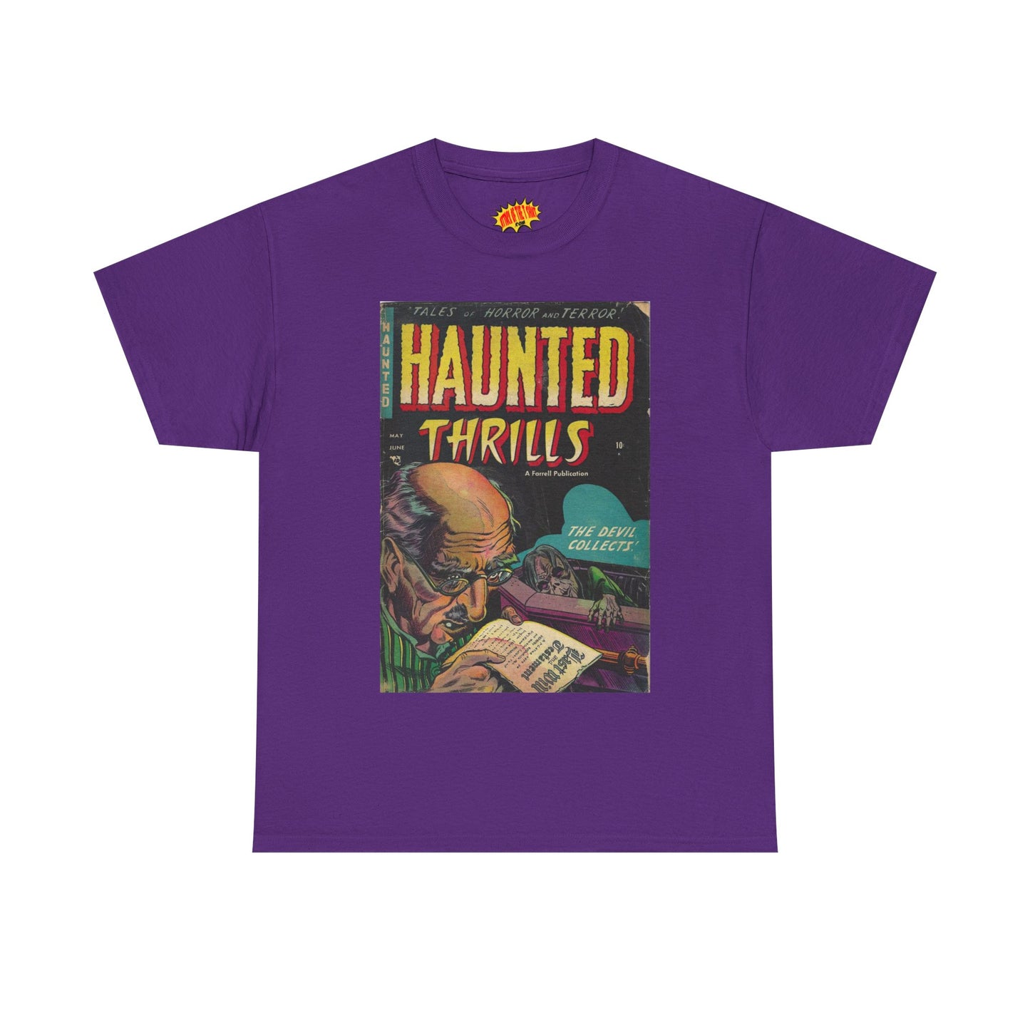 Haunted Thrills May - June Comic Tee Shirt *Multiple Colors*