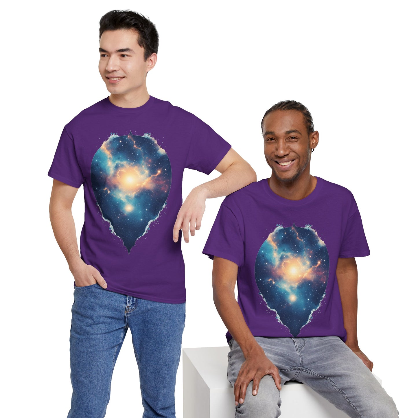 Nebula Graphic Space Art Tee Shirt *Multiple Colors*
