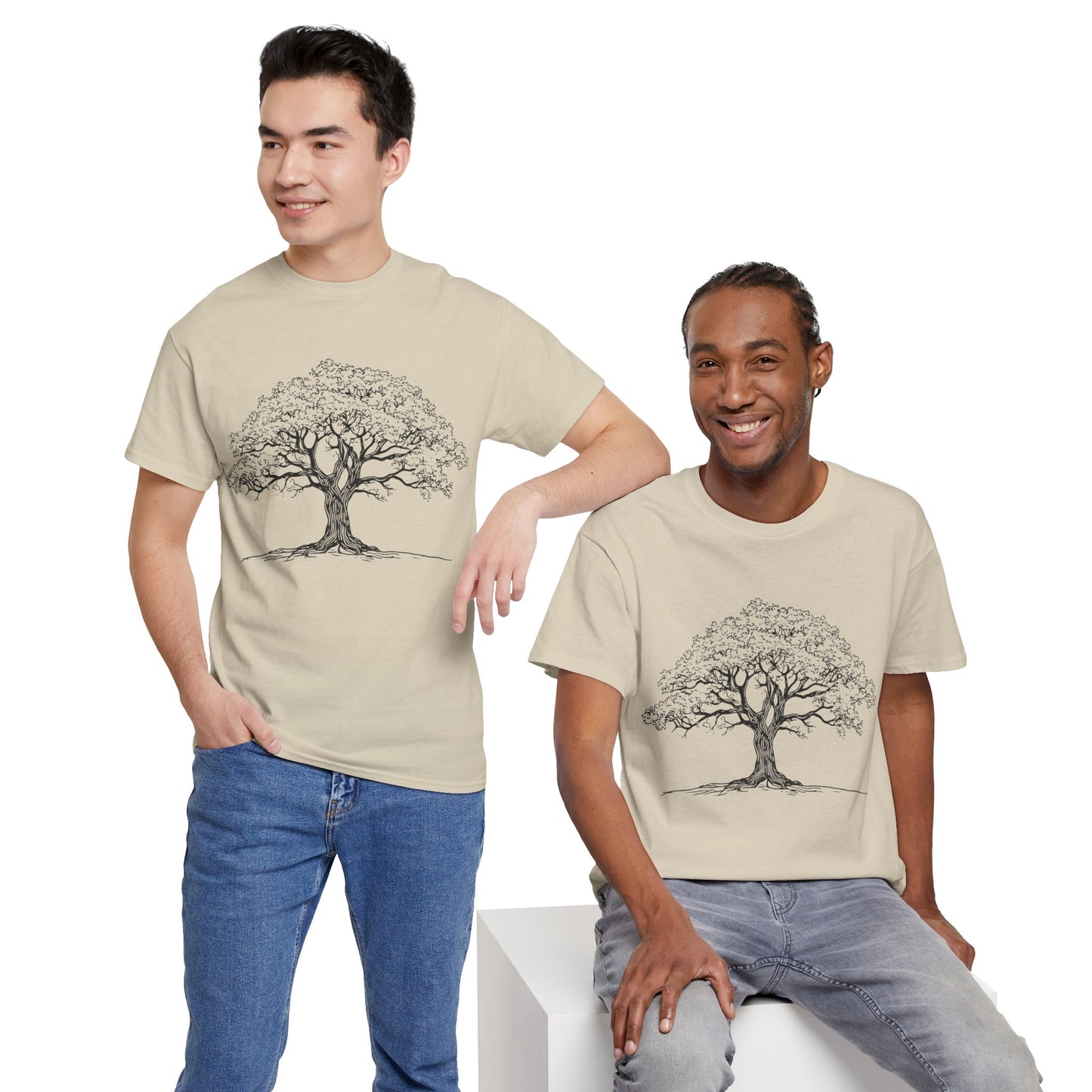 Tree Sketch Drawing Graphic Art Tee Shirt *Multiple Colors*