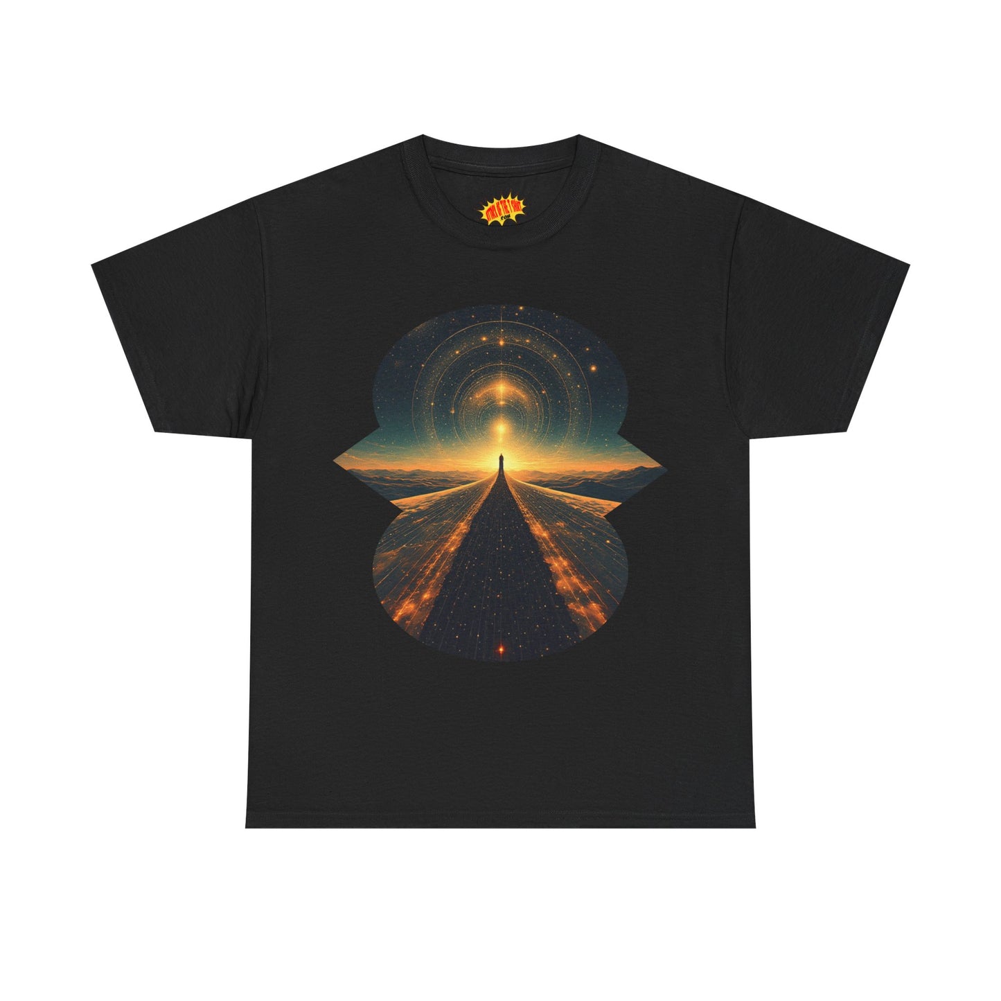 Cosmic Path Space Graphic Art Tee Shirt *Multiple Colors*