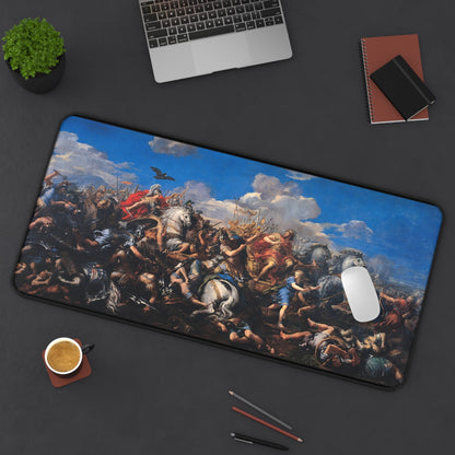 The Battle of Alexander vs Darius Desk Mat/Mousepad