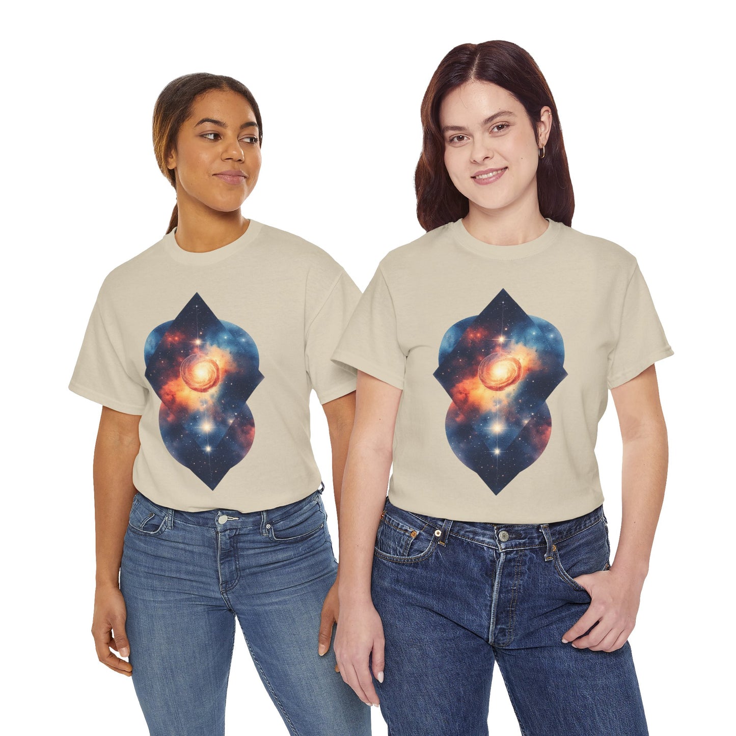 Double Diamond Nebula Graphic Space Art Tee Shirt *Multiple Colors*