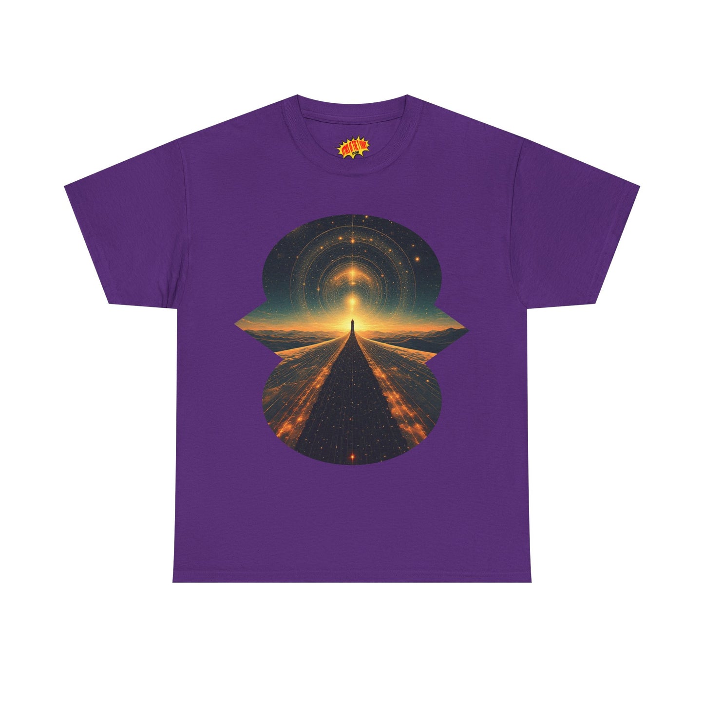 Cosmic Path Space Graphic Art Tee Shirt *Multiple Colors*