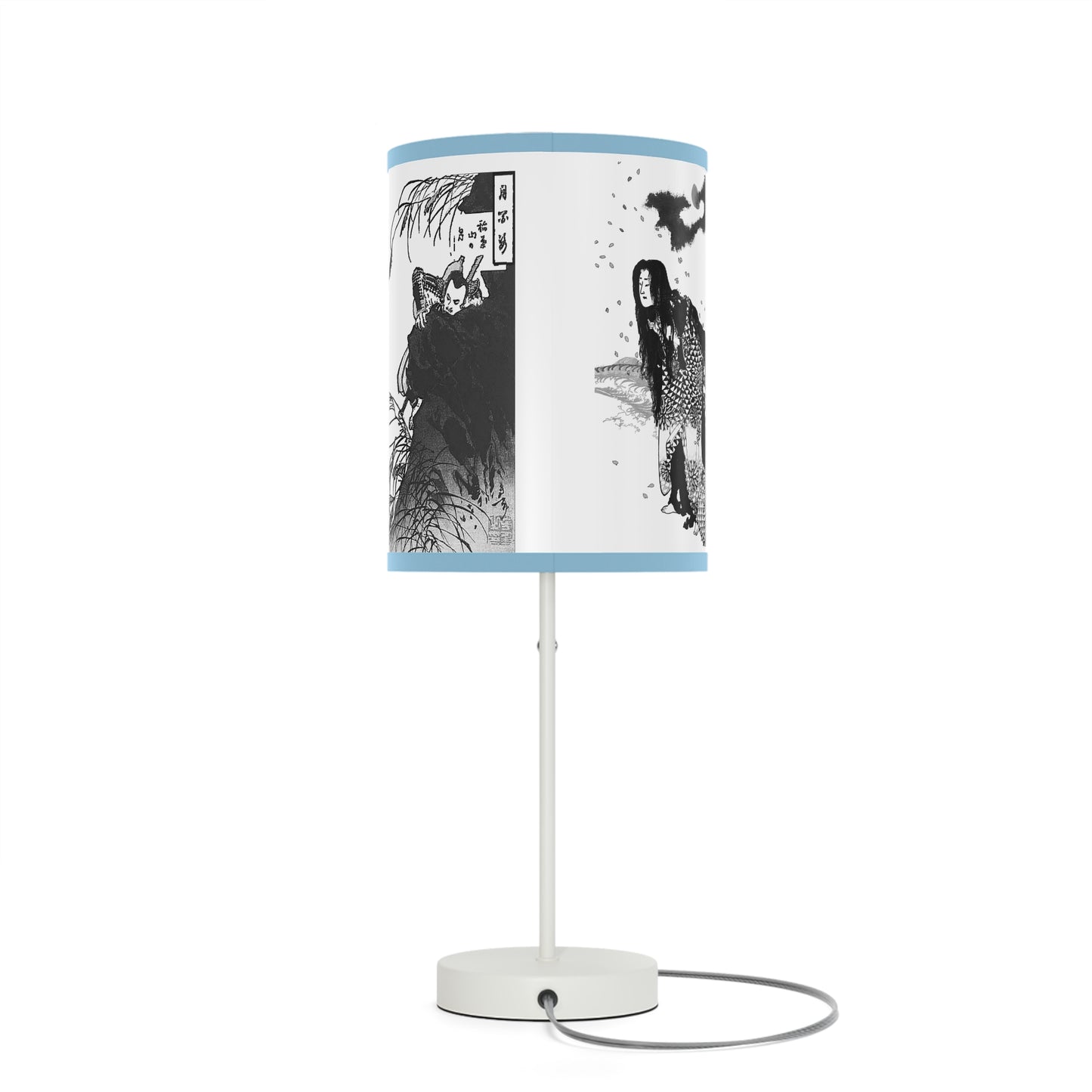 Japanese Woodcut Lamp