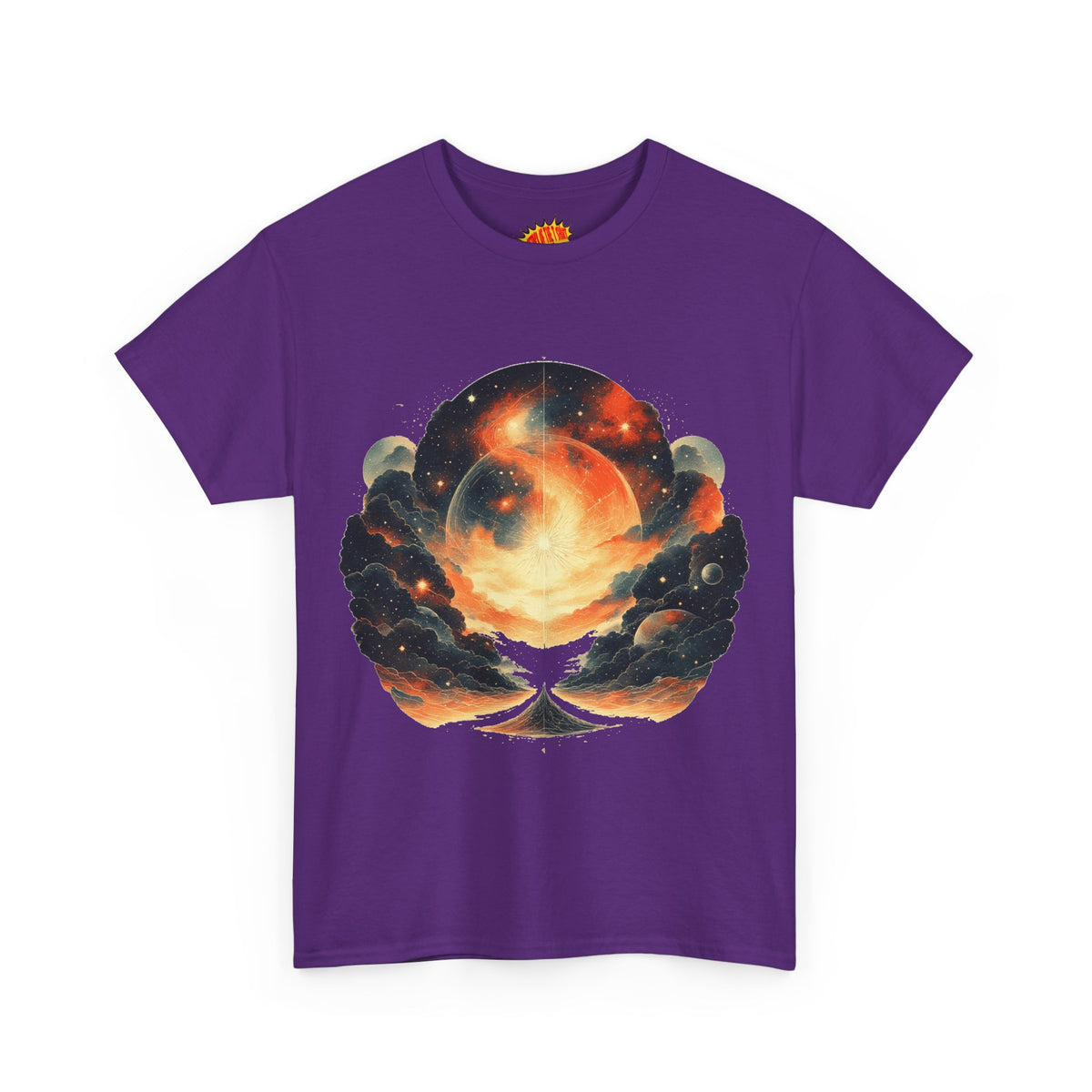 Moonscape w/Clouds Graphic Tee Shirt