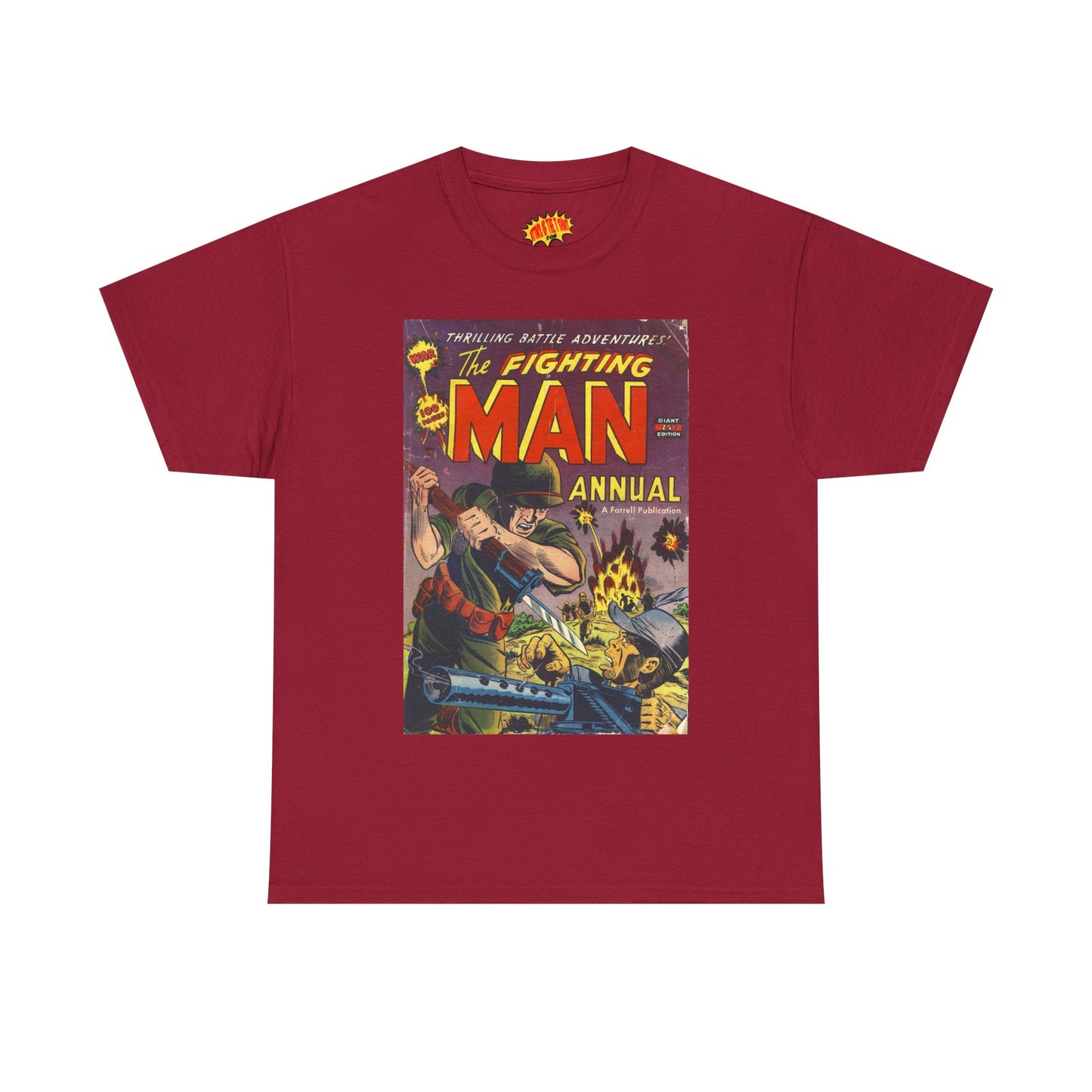 The Fighting Man Annual Comic Tee Shirt *Multiple Colors*
