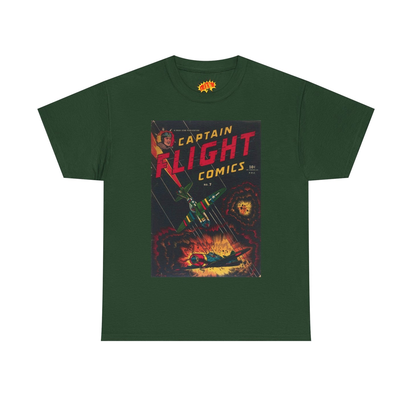Captain Flight No. 7 Comic Tee Shirt *Multiple Colors*