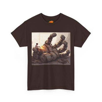 Anime Welder w/Giant Robot Hand T-Shirt