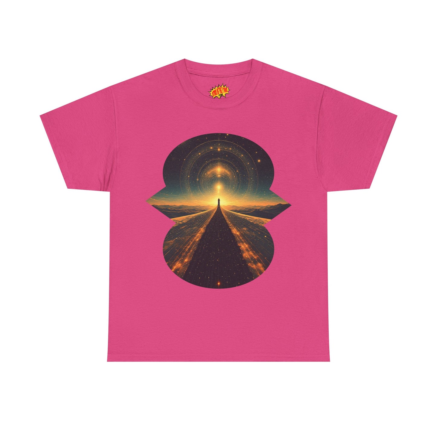 Cosmic Path Space Graphic Art Tee Shirt *Multiple Colors*