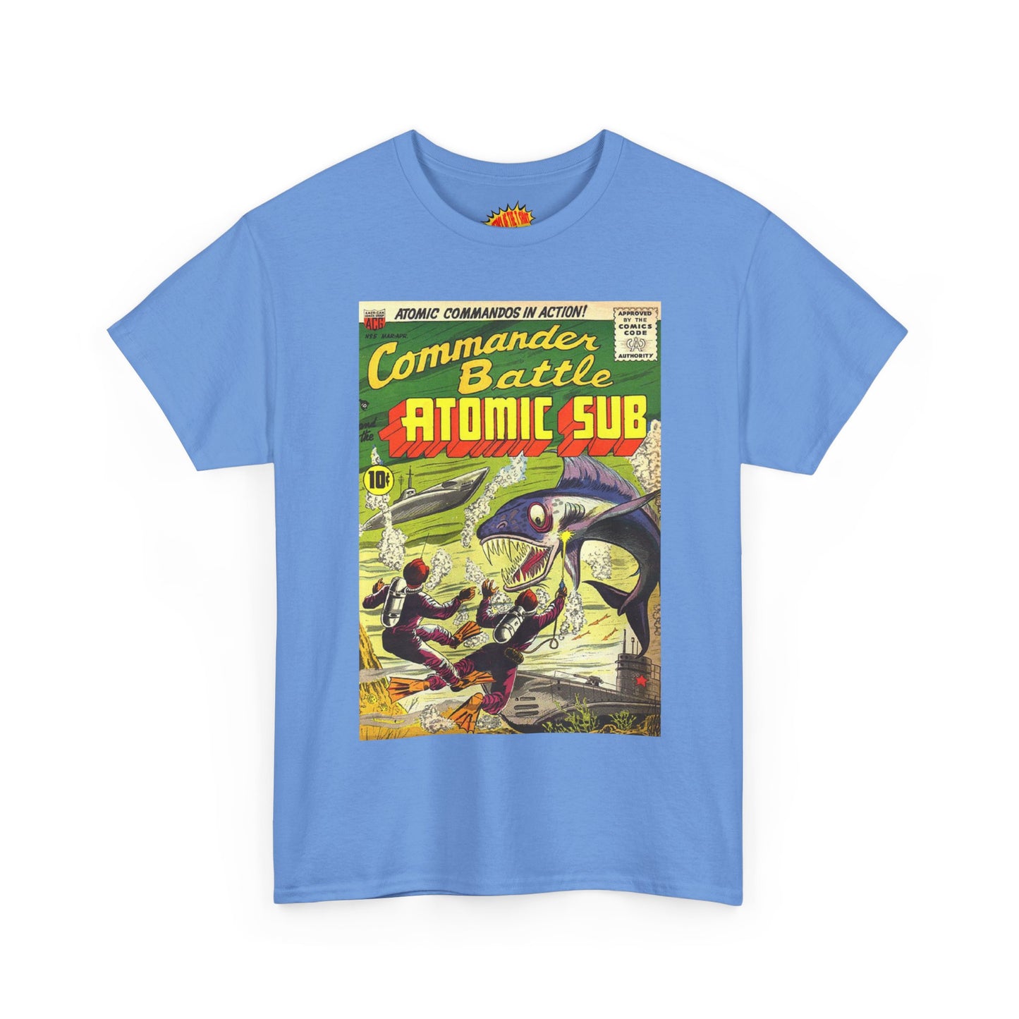 Commander Battle Atomic Sub Comic No. 5 Tee Shirt *Multiple Colors*