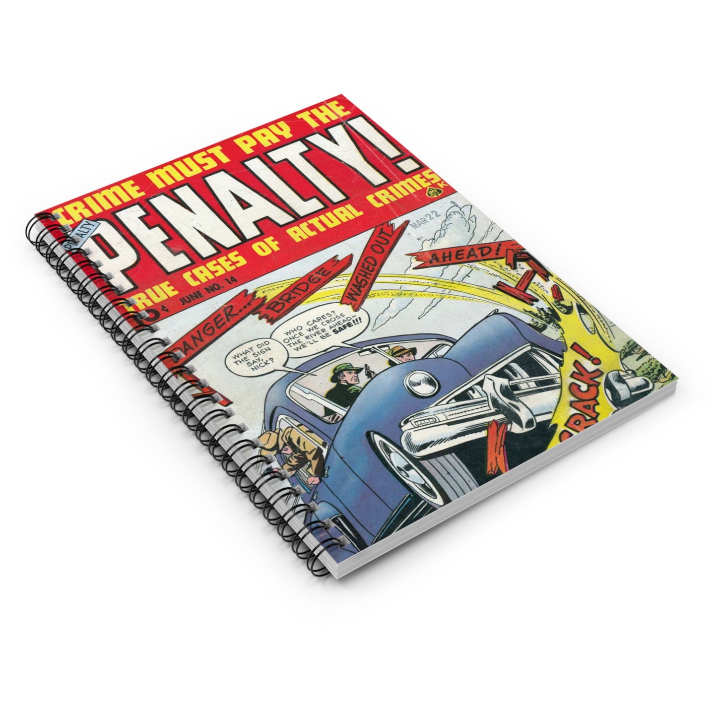 PENALTY! Comic Book Cover Notebook