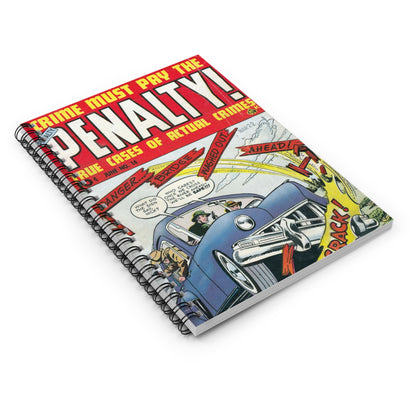 PENALTY! Comic Book Cover Notebook