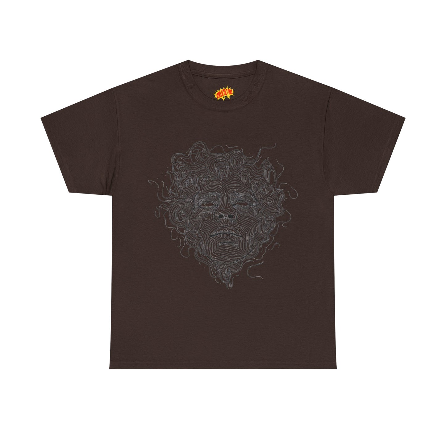 Human Face Line Drawing Graphic Art Tee Shirt *Multiple Colors*
