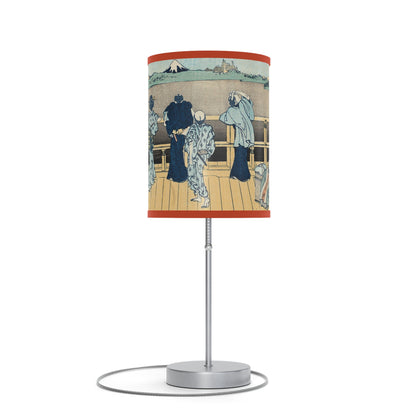 The Sazai Hall by Hokusai Japanese Lamp