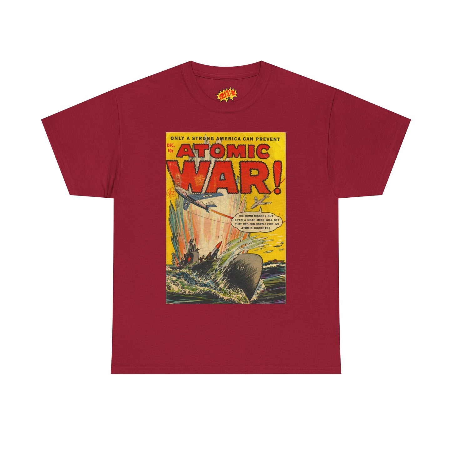 Atomic War Dec. Comic Tee Shirt *Multiple Colors*