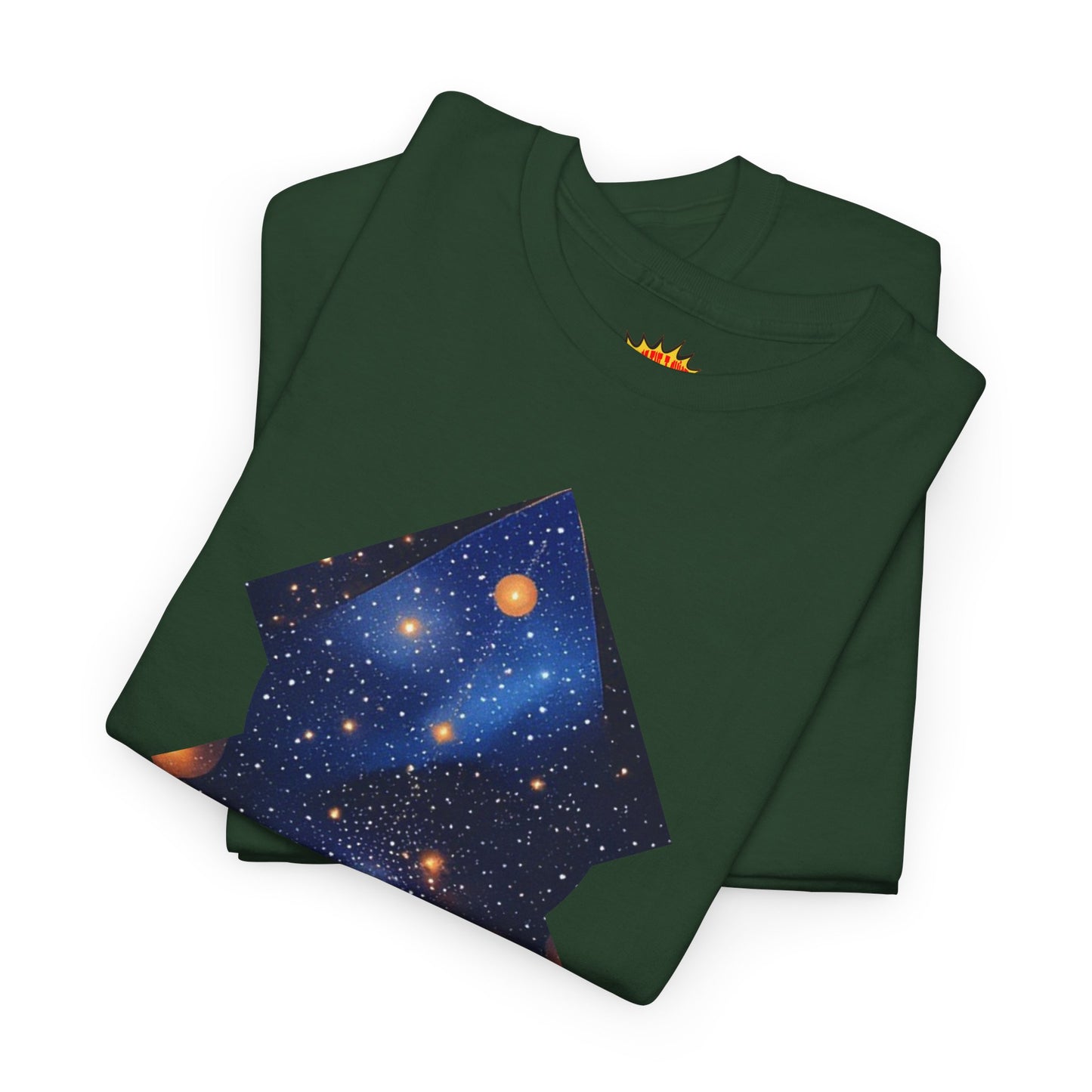 Geometric Shaped Galaxy Graphic Space Art Tee Shirt *Multiple Colors*