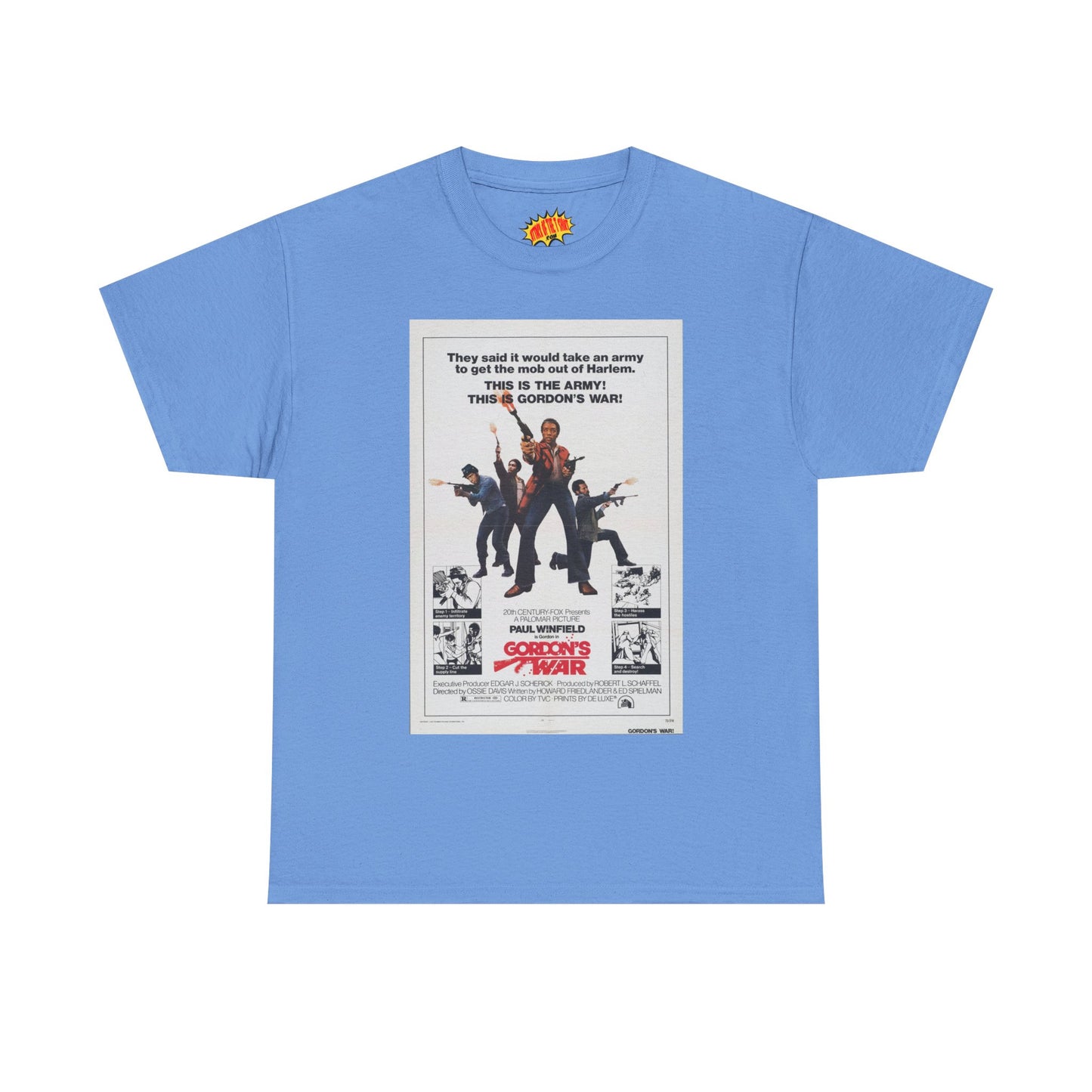 Gordon's War Movie Poster T-Shirt *Multiple Colors*