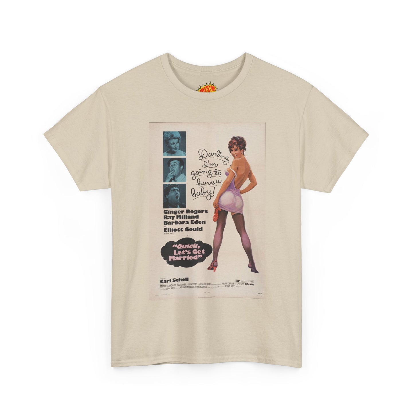 Quick, Let's Get Married Movie Poster T-Shirt *Multiple Colors*