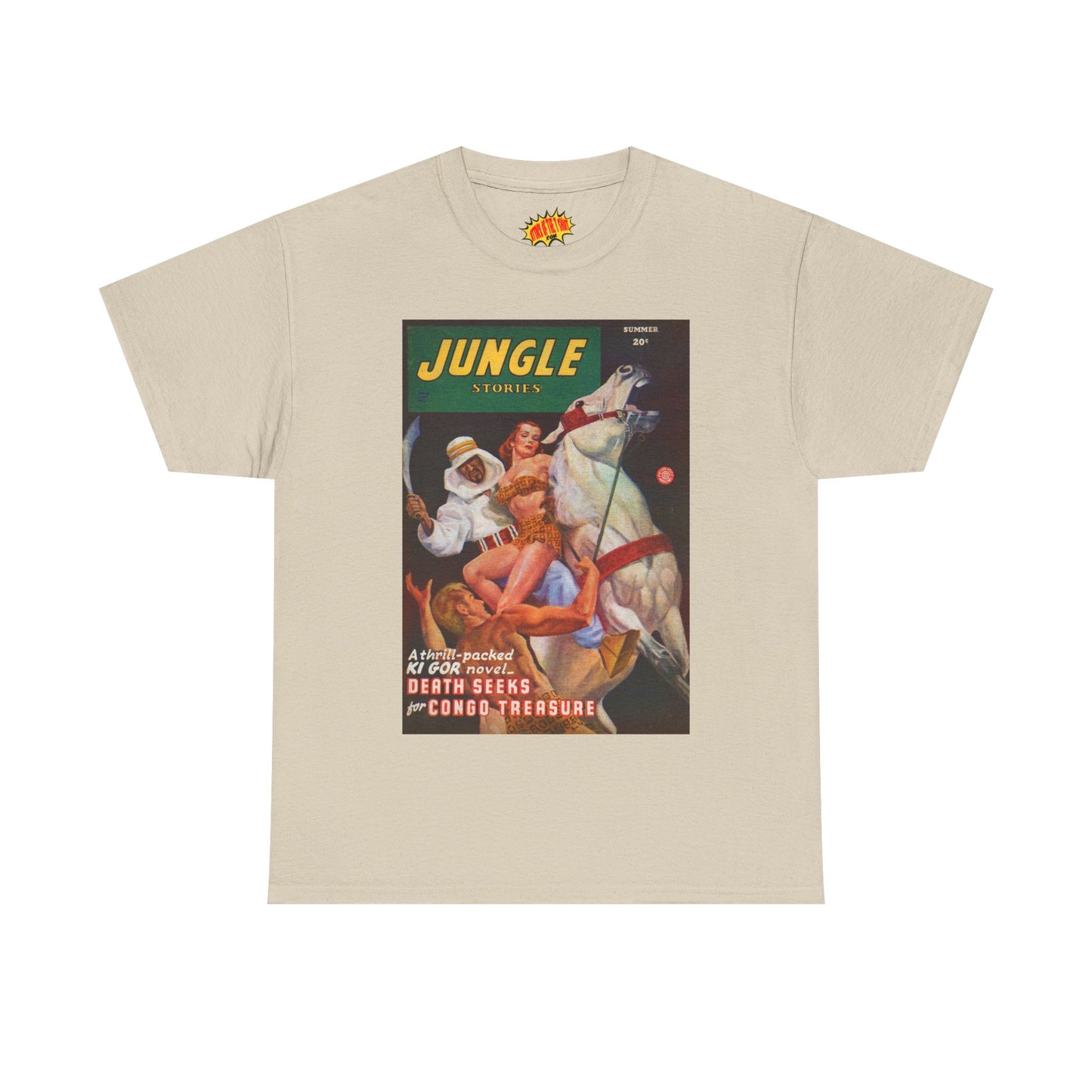 Jungle Stories Summer Comic Tee Shirt *Multiple Colors*