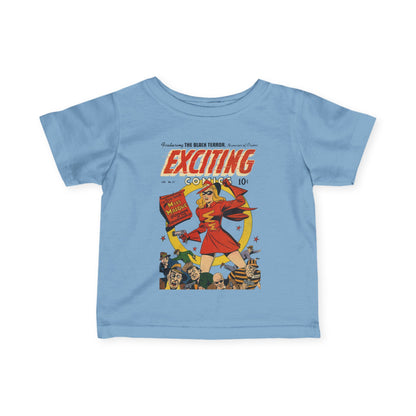 Exciting Comics #53 feat Miss Masque Infant Tee *Many Sizes/Colors Available*