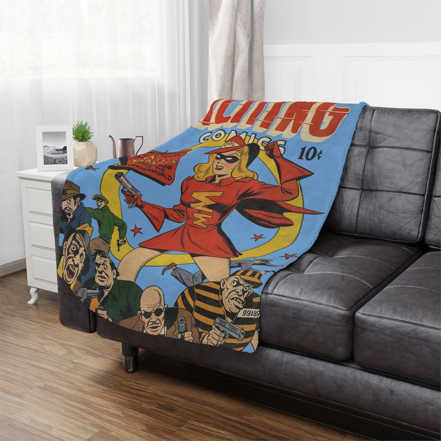 Exciting Comics #53 feat. Miss Masque Microfiber Blanket