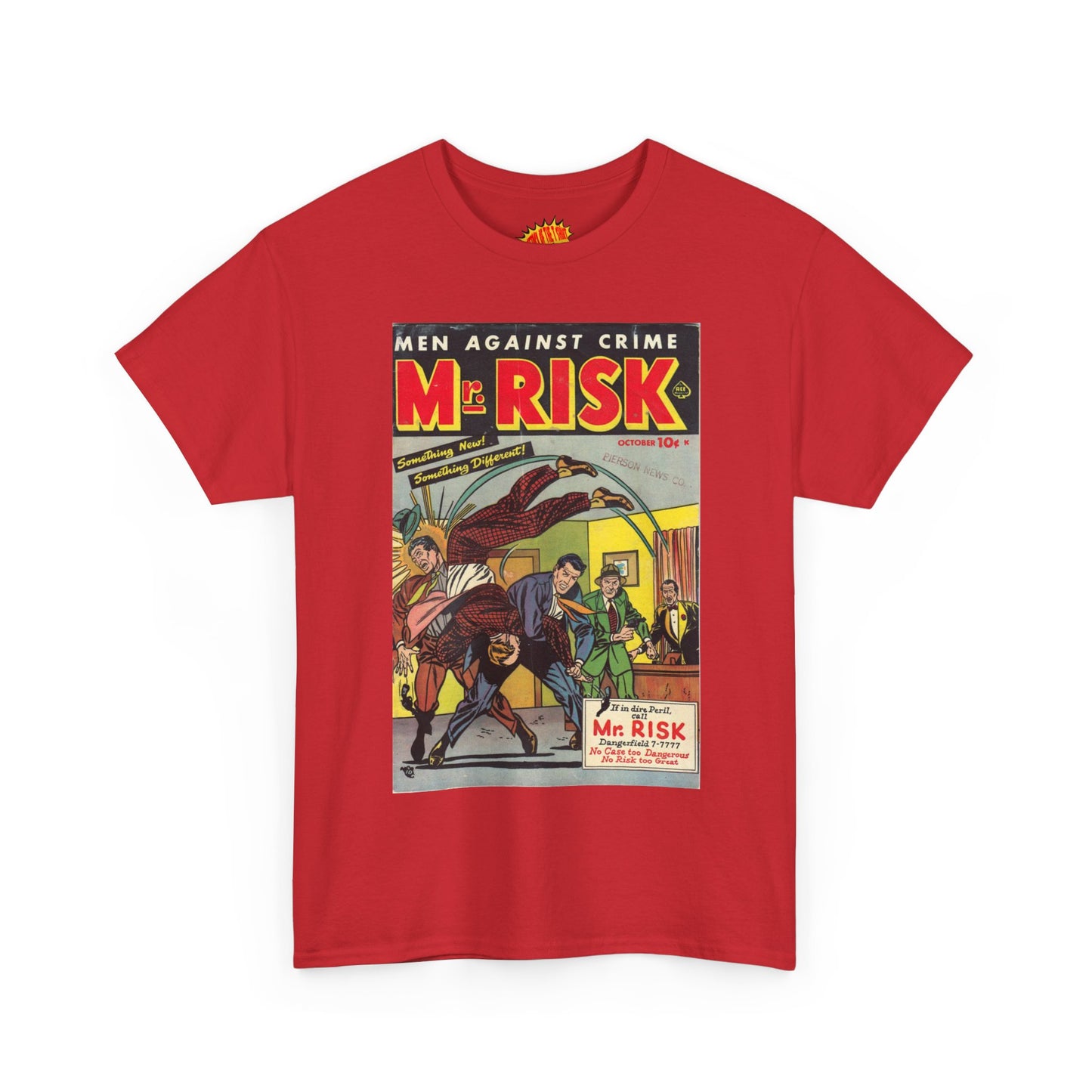 Mr. Risk October Comic Tee Shirt *Multiple Colors*